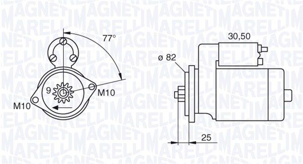 MAGNETI MARELLI Starter 063522622010